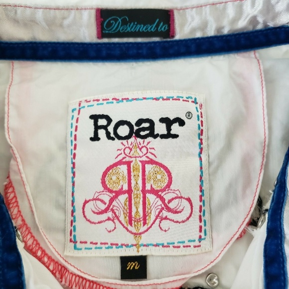 Roar Rhinestone Embellished Western Shirt - Picture 3 of 6